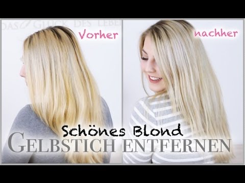 Gelbstich entfernen: Sechs Tipps für blondes Haar